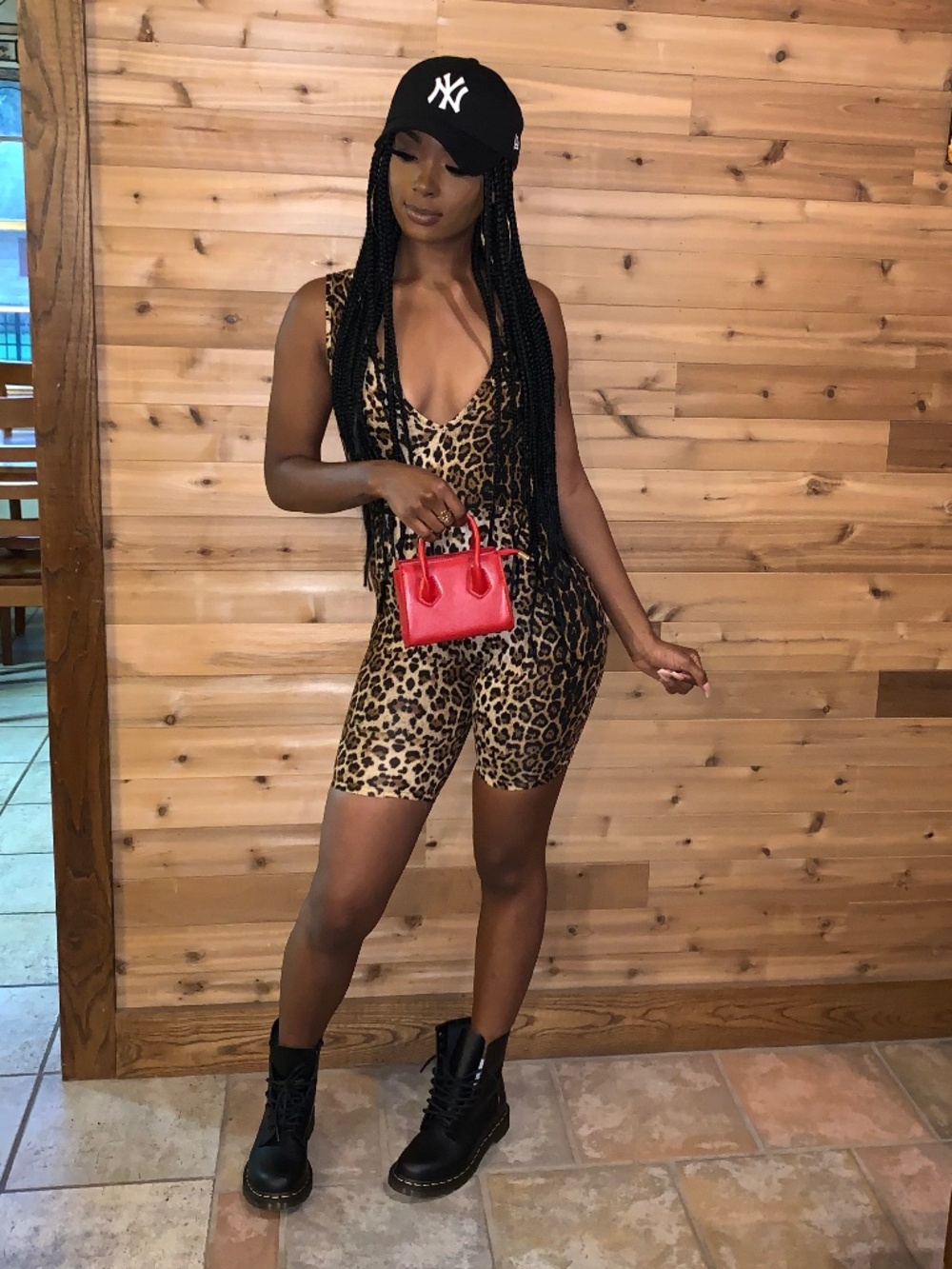 Leopard romper